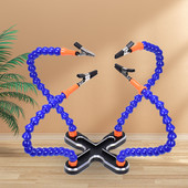 Több forrasztóállomás segíti a harmadik kezet többkaros forrasztó tartó csúszásmentes többfunkciós hegesztő segédszerszám