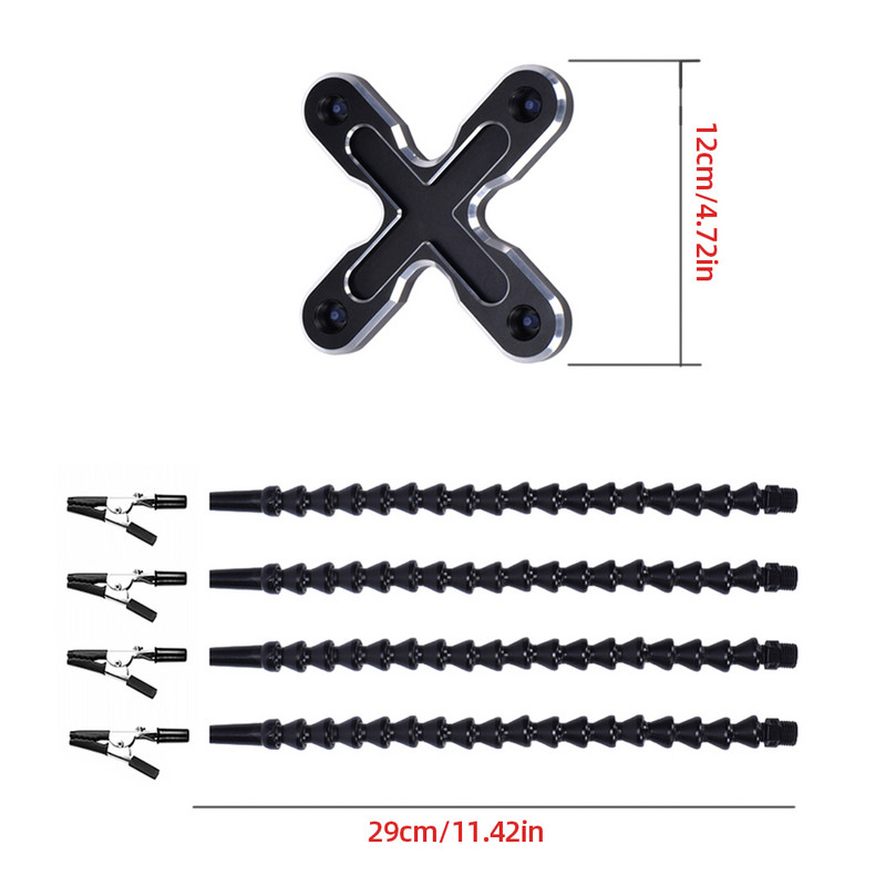 Több forrasztóállomás segíti a harmadik kezet többkaros forrasztó tartó csúszásmentes többfunkciós hegesztő segédszerszám