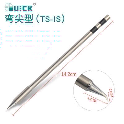 Vârf de fier de lipit fără plumb QUICK TS1200A Instrument stilou de sudură TSS02-SK TSS02-I TSS02-1C TSS02-J TSS02-KK Vârf de fier de sudură