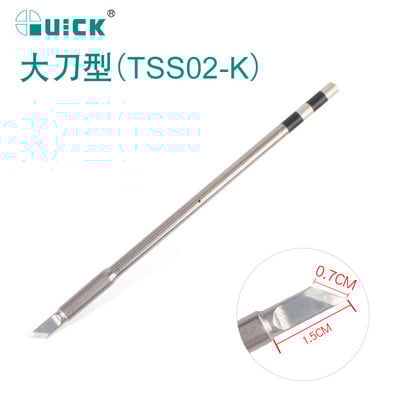 Vârf de fier de lipit fără plumb QUICK TS1200A Instrument stilou de sudură TSS02-SK TSS02-I TSS02-1C TSS02-J TSS02-KK Vârf de fier de sudură