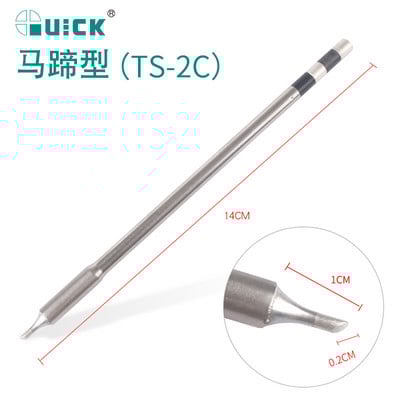 Vârf de fier de lipit fără plumb QUICK TS1200A Instrument stilou de sudură TSS02-SK TSS02-I TSS02-1C TSS02-J TSS02-KK Vârf de fier de sudură