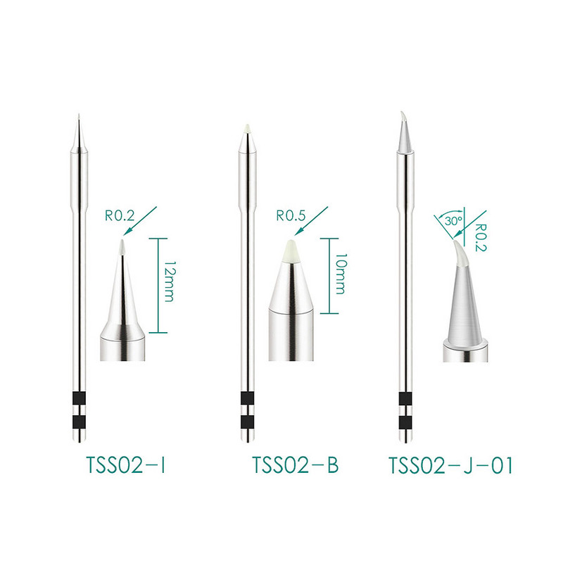 Vârf de fier de lipit fără plumb QUICK TS1200A Instrument stilou de sudură TSS02-SK TSS02-I TSS02-1C TSS02-J TSS02-KK Vârf de fier de sudură