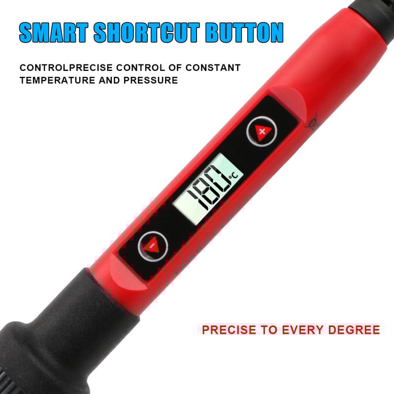 LCD ekraan elektriline jootekolb jootekolb keevitus parandustööriistad 60W käepideme kuumuspliiats reguleeritav temperatuur