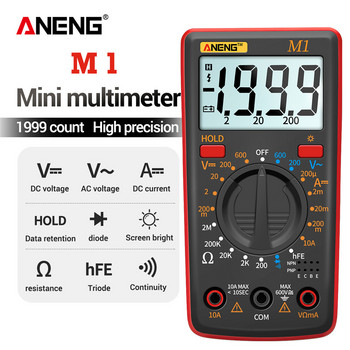 M1 Mini Smart Digital Multimeter Esr Meter Multimetro Tester True Rms Digital Multimeter Тестери Multi Meter