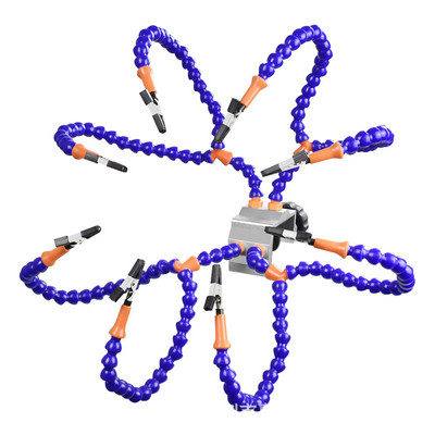 Instrument de lipit cu mâna a treia, 8 brațe flexibile, sudură, ajutor de mână, platformă de prindere manuală pentru reparații/lidurare electronice