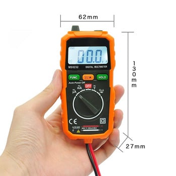 Ψηφιακό πολύμετρο AC/DC Transistor Tester Electrical NCV Test Meter Profesional Analog Auto Range Multimetro Multitester Buzzer