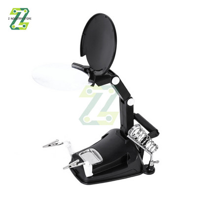 Hegesztő kiegészítő kapocs nagyító elektromos áramkör javítás hegesztővas konzol Állítható nagyító forrasztó bilincs