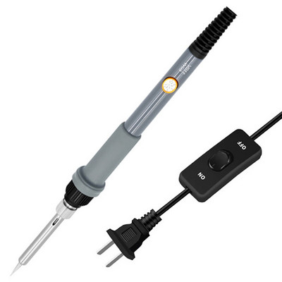 60 W regulējams lodāmurs ar slēdzi, pārnēsājams skārda metinātājs ar pastāvīgu temperatūru deglis mehāniskās darbnīcas rīki lietošanai mājās