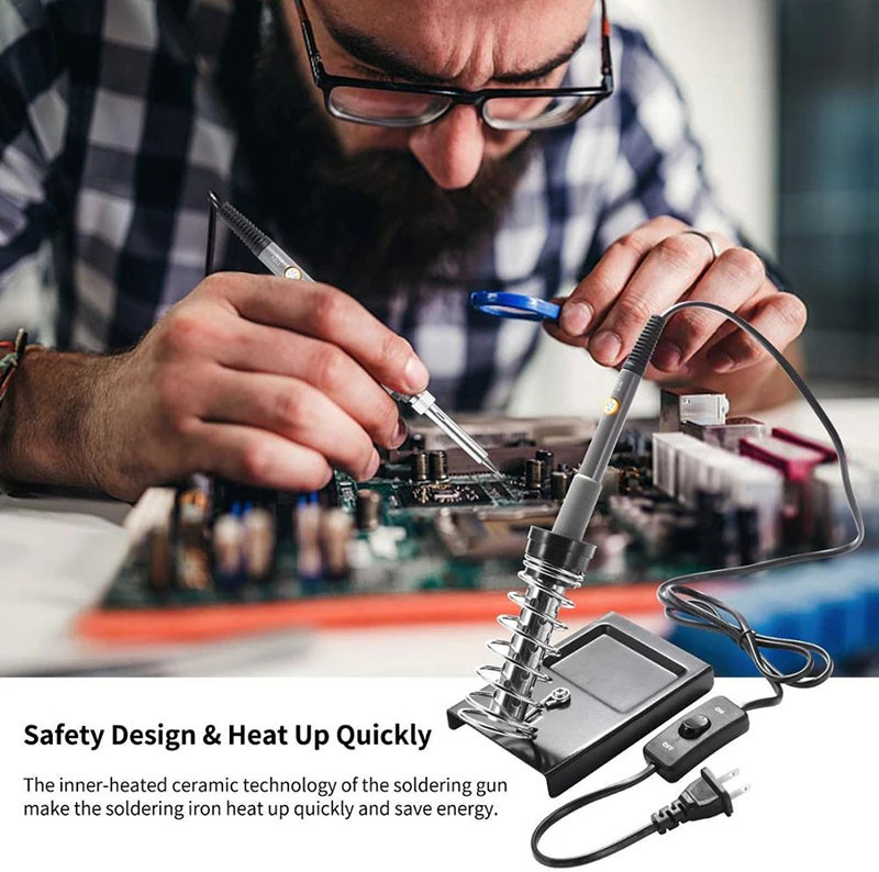 60 W regulējams lodāmurs ar slēdzi, pārnēsājams skārda metinātājs ar pastāvīgu temperatūru deglis mehāniskās darbnīcas rīki lietošanai mājās