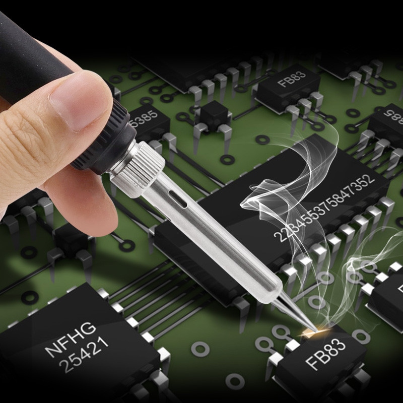 Mini lituoklis, reguliuojamos temperatūros elektrinis lituoklis, perdirbimo stotis Mini rankenėlė, karštas pieštukas, suvirinimo taisymo įrankiai 60 W