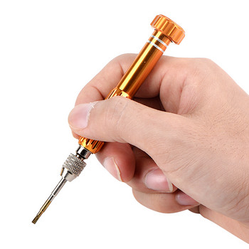 JCD Преносим 8 в 1 Алуминиева писалка Отвертка Многофункционален инструмент Прецизен комплект инструменти за ремонт на мобилни телефони Комплект отвертки Комплект битове