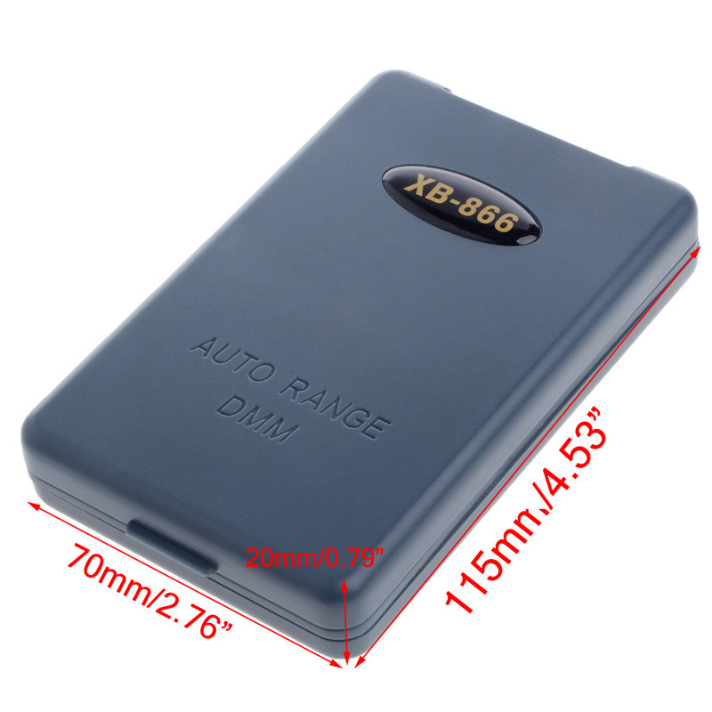 XB866 Mini Auto Range LCD feszültségmérő teszter AC/DC zsebes digitális multiméter Új