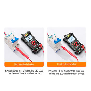 M167 Цифров мултиметър, високопрецизен AC/DC тестер за електрически инструменти Auto Multimetro True Rms транзистор NCV мултицет