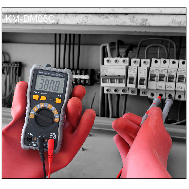 KM-DM05A/B/C/D Gyári közvetlen Alacsony ár Professzionális digitális multiméter 6000 Számít True RMS Auto Range Autós multiméter