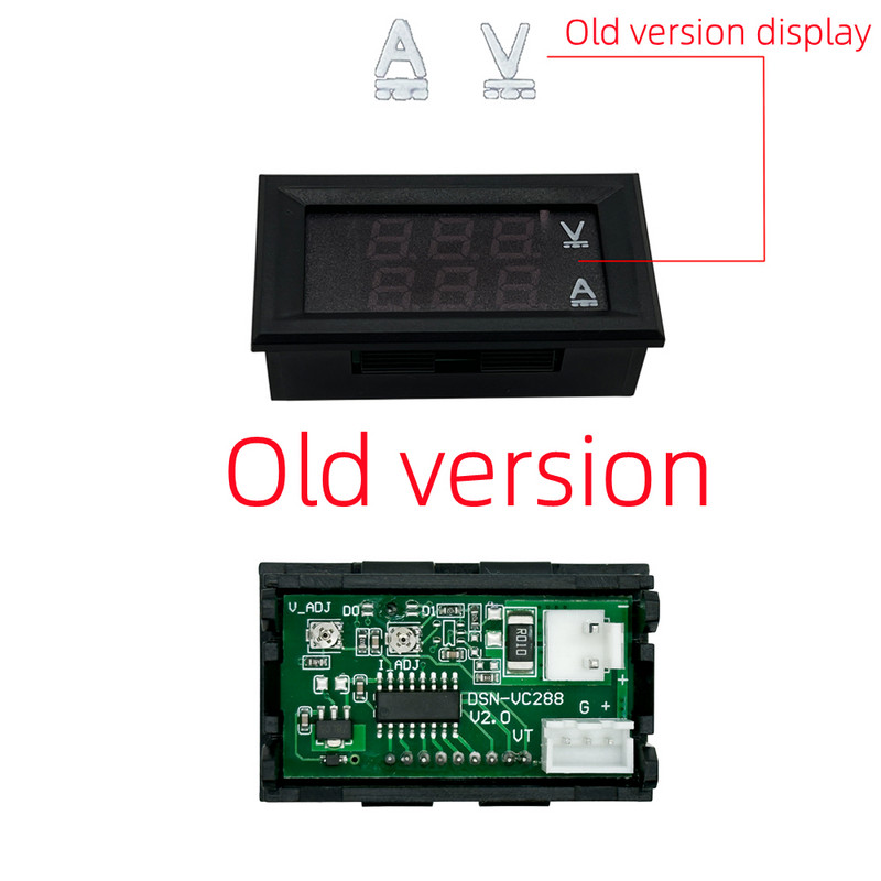 Kvaliteetne DC 100V 10A Voltmeeter Ampermeeter Sinine + Punane LED Amp Kahe digitaalse voltmeetri näidik