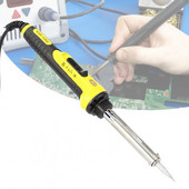 60W TU-760A elektrinis lituoklis, reguliuojama temperatūra, greitas įkaitimas, stovintis laikiklis EU kištukas suvirinimo geležies rašiklis suvirinimo įrankiai