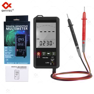 Multimetru inteligent tactil True RMS Digital Recunoaștere automată Măsurare LCD Sceen 6000 de numărători Ampermetru Voltmetru Smart NCV