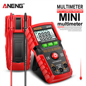 ANENG M107 mini skaitmeninis multimetras 4000 kintamosios srovės / nuolatinės srovės elektros prietaisų testeris, automatinis multimetro skaitmeninis profesionalus matuoklis