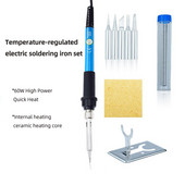 9 az 1-ben professzionális forrasztópáka, 60 W-os hegesztőforrasztó-feldolgozó állomás kerámia fűtőelem Plug and Play hegesztéshez és javításhoz