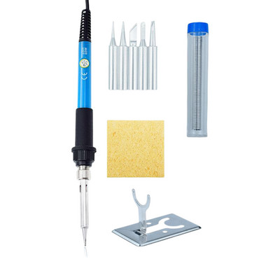 9 az 1-ben professzionális forrasztópáka, 60 W-os hegesztőforrasztó-feldolgozó állomás kerámia fűtőelem Plug and Play hegesztéshez és javításhoz