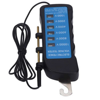 Electric Fence Tester Voltage Meter 8000/10000/12000V αδιάβροχο φορητό αγροτικό εργαλείο με εργαλείο δοκιμής ελαφριάς τάσης 6/8