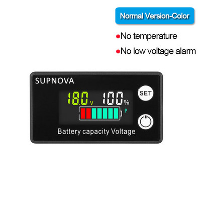 Aku mahu indikaator DC voltmeeter DC 8V-100V pliihape liitium LiFePO4 aku tester võimsuse näidik 12V 24V 48V