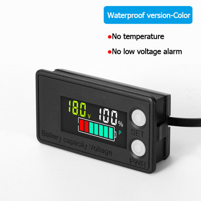 Aku mahu indikaator DC voltmeeter DC 8V-100V pliihape liitium LiFePO4 aku tester võimsuse näidik 12V 24V 48V