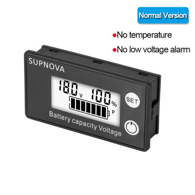 Aku mahu indikaator DC voltmeeter DC 8V-100V pliihape liitium LiFePO4 aku tester võimsuse näidik 12V 24V 48V
