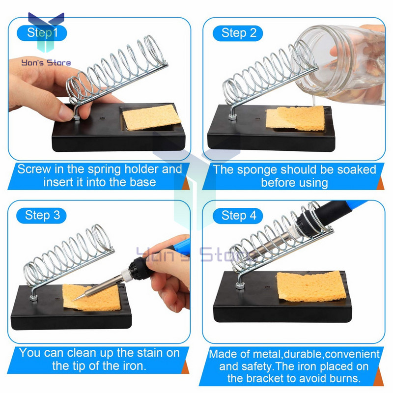 Kit fier de lipit electric 60W Afișaj digital LCD Temperatură reglabilă 220V/110V Set de instrumente pentru stilou de lipit Set de instrumente de sudare