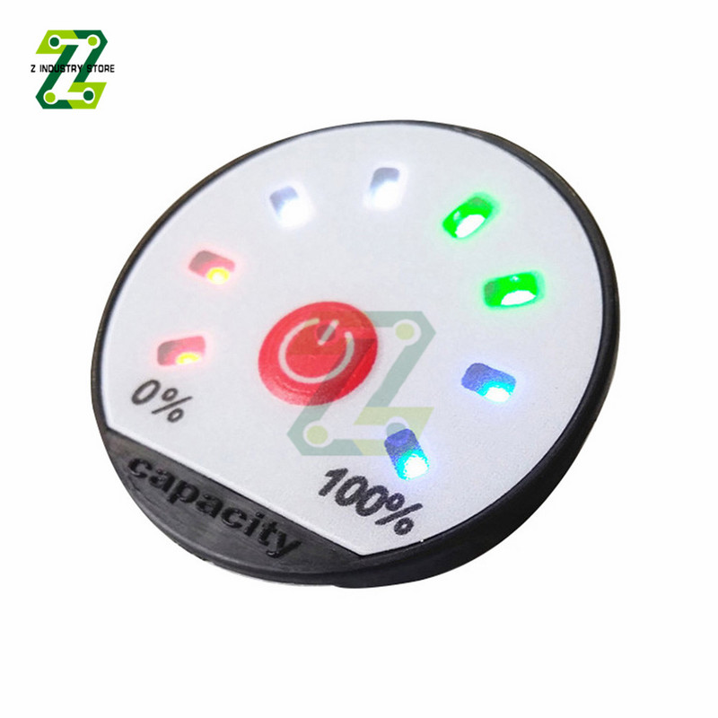 4,2 V 7,4 V 12 V 16,8 V 22 V 24 V 36 V ličio baterijos talpos indikatorius 1S 2S 3S 5S 10S galios lygio matuoklis LED ekranas ličio jonų testeris