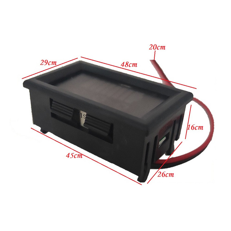 USB 5V 2.4A Voltmetru auto Voltmetru Panou 12V-24V 3S-7S Indicator de capacitate a bateriei cu litiu Tester de putere Li-ion Plumb acid