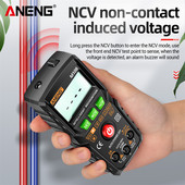 ANENG M107/M108 High Precision 4000 Counts Έξυπνο ψηφιακό πολύμετρο LCD αντίστασης NCV DC AC Τάση μετρητή ρεύματος