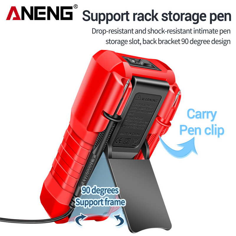 SZ301 SZ302Digitális multiméter ellenállás kapacitása 2000 számláló Intelligens digitális multiméter tesztelő nagy pontosságú elektromos szerszámok