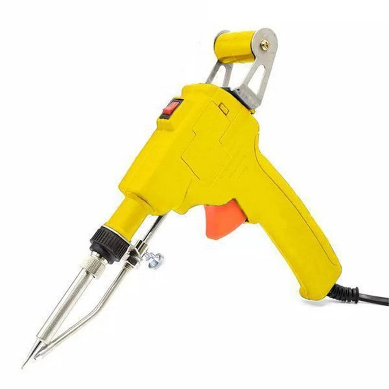 Super Feel lodēšanas pistoles rokas metināšanas rīks 60 W ES/US Automātiski nosūtiet skārda pistoles metināšanas remonta rīku ar lodēšanas stieples komplektu