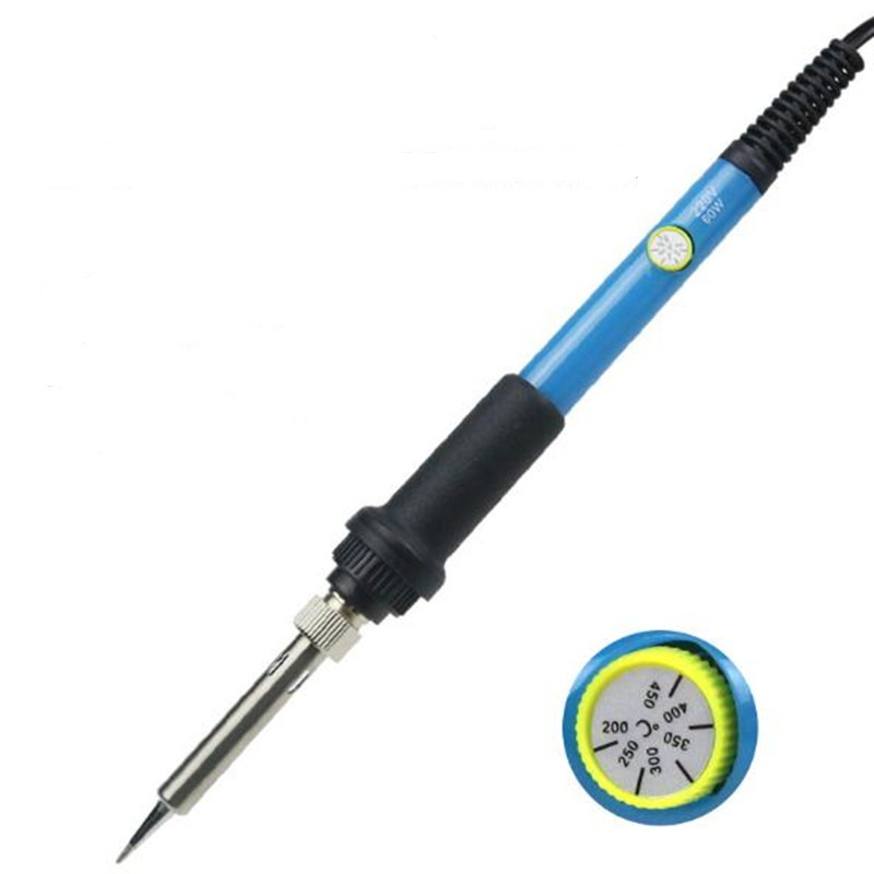 Profesionāla lodāmura konstanta temperatūra var tikt regulēta 220V 110V 60W metināšanas pildspalva Pārstrādāt lodēšanas rīku metināšanas komplekts