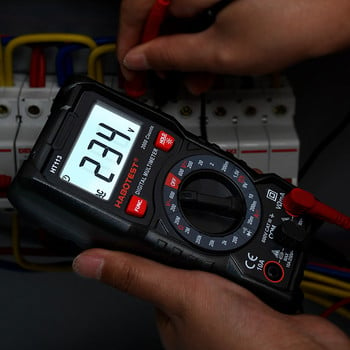 HABOTEST HT113 Мултицет Цифров професионален 600V uA mA AC DC Ohm Диод Зумер Кондензатор Индикатор за напрежение Мултиметро Тестер