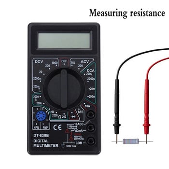 DT830B AC/DC LCD Ψηφιακό πολύμετρο 750/1000V Voltmeter Αμπερόμετρο Ohm Tester Υψηλής ασφάλειας Μετρητής χειρός Ψηφιακό πολύμετρο