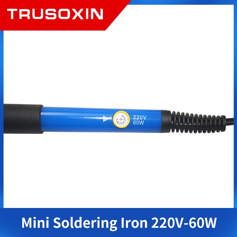 Fier de lipit electric cu temperatură reglabilă nouă, 220V 60W, stație de reparare a lipirii pentru sudare, instrument de reparare a vârfurilor de creion de căldură