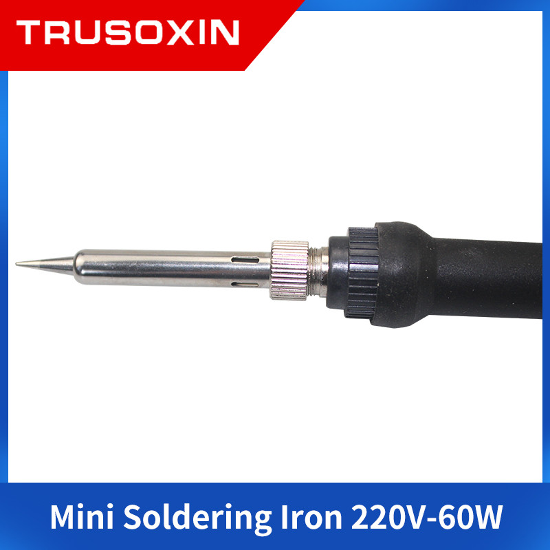 Fier de lipit electric cu temperatură reglabilă nouă, 220V 60W, stație de reparare a lipirii pentru sudare, instrument de reparare a vârfurilor de creion de căldură