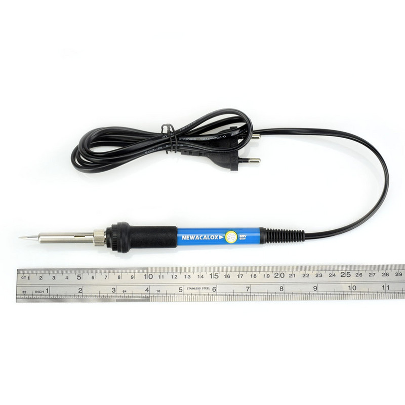 Naujas reguliuojamos temperatūros elektrinis lituoklis 220V 110V 60W suvirinimo litavimo stotis šilumos pieštukas 5 vnt. antgalių taisymo įrankis