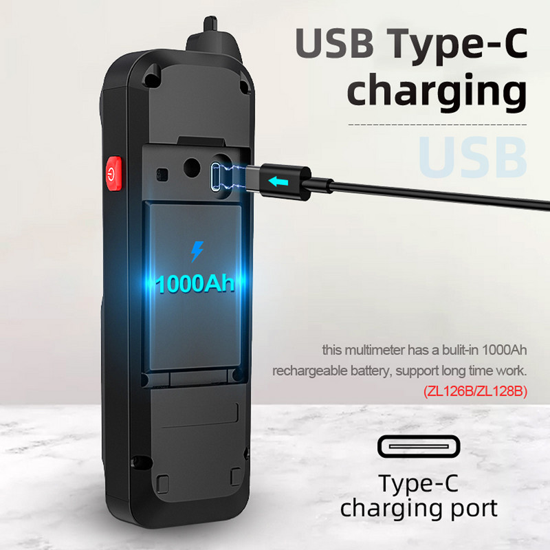 Digitālais multimetrs, profesionāls testeris, maiņstrāvas līdzstrāvas sprieguma multimetra RMS kapacitātes temperatūras detektors