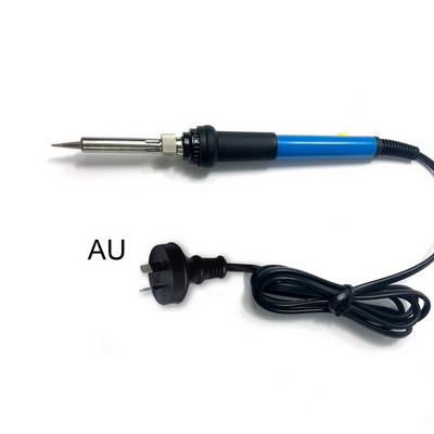 Regulējams 110/220V 60 W temperatūras elektriskais lodāmurs, kas ātri uzsilst mazo elektronisko ierīču metināšanas rīkam ASV/ES/UK/AU