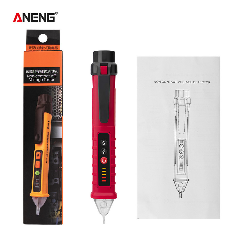 VD802 mittekontaktne pinge detektor, kaasaskantav vahelduvvoolu tester NCV tundlikkuse pliiatsi stiilis elektriindikaator LED pinge detektor