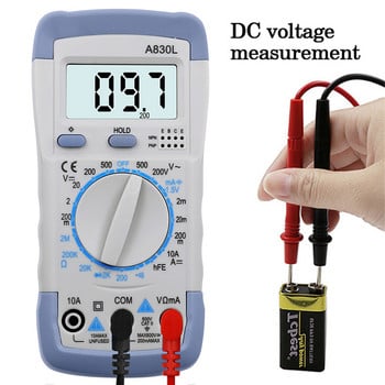 A830L LCD цифров мултицет DC AC напрежение диод Freguency многофункционален волт тестер тест ток волтметър амперметър метър габарит