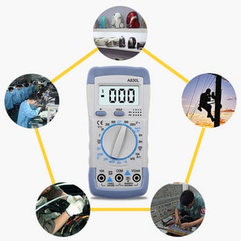 A830L LCD цифров мултицет DC AC напрежение диод Freguency многофункционален волт тестер тест ток волтметър амперметър метър габарит