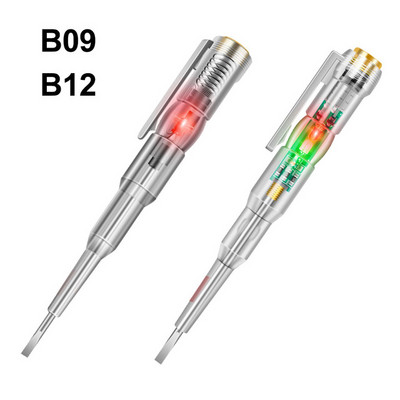 Tester inteligent de tensiune stilou AC Tester de inducție fără contact Creion Voltmetru Detector de putere Indicator șurubelniță electrică