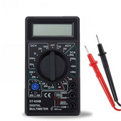 Ψηφιακό πολύμετρο AC/DC LCD 750/1000V Voltmeter Αμπερόμετρο Ohm Tester Υψηλής ασφάλειας Μετρητής χειρός Ψηφιακό πολύμετρο για μετρητές