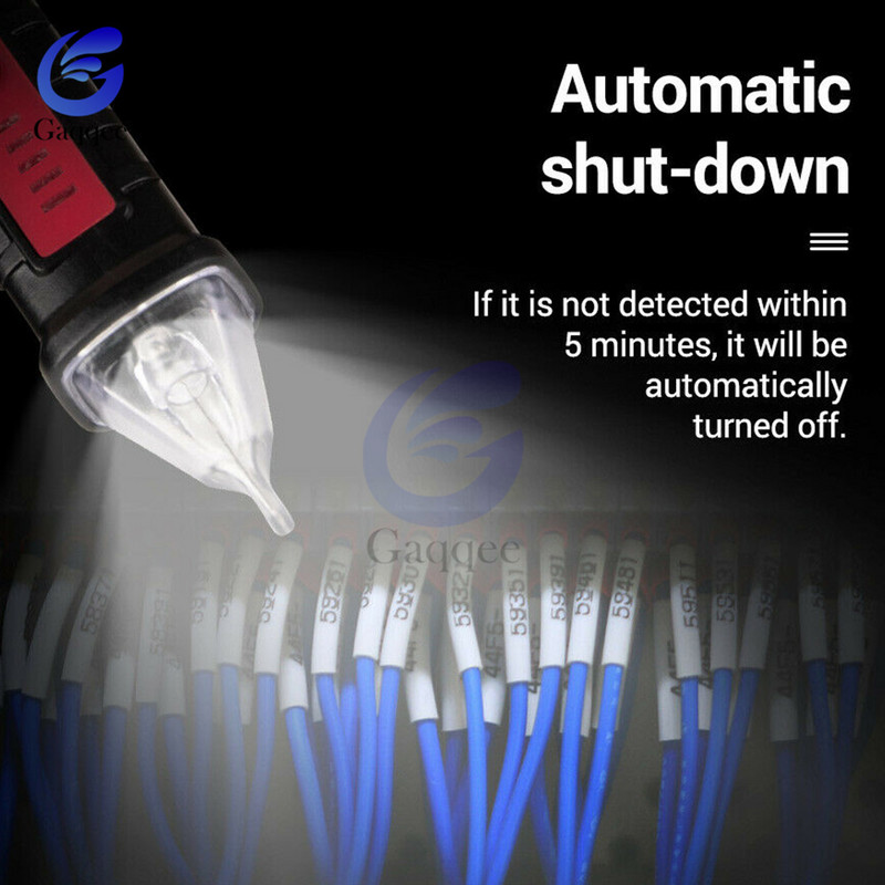 VD802 beskontaktni detektor izmjeničnog napona tester mjerač 12V-1000v stil olovke električni indikator LED mjerač napona Vape olovka