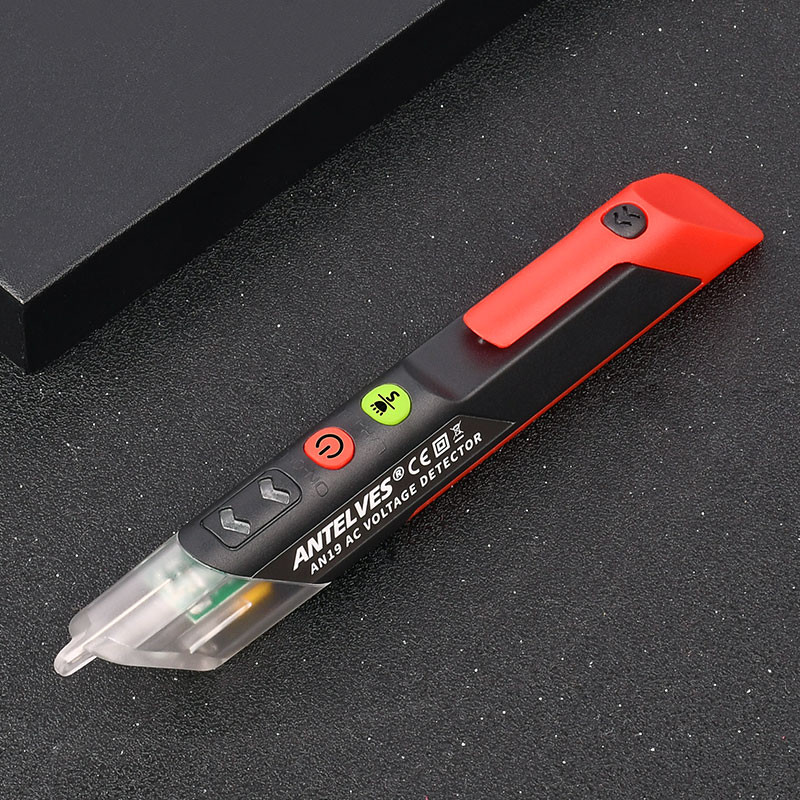 AN19 Detector de tensiune AC fără contact Pen Test în timp real Senzor electric Tester de detectare a punctului de rupere 12-1000V Sensibilitate reglabil