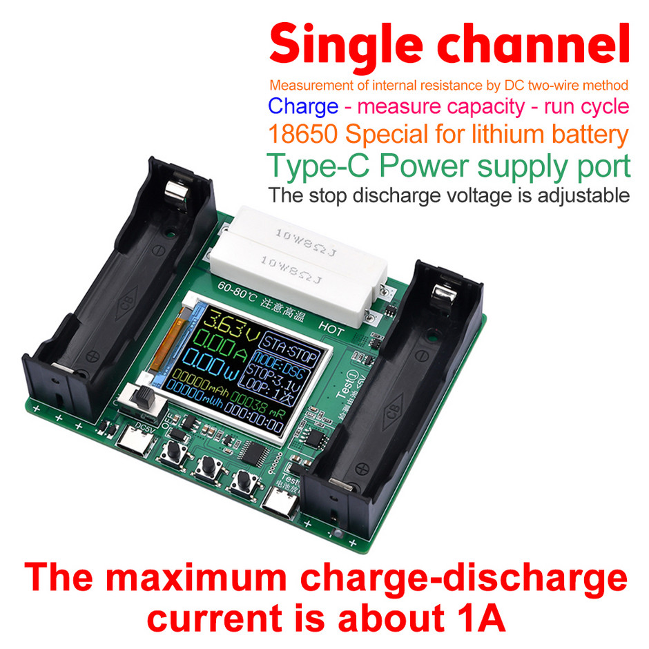 ZB2L3 Batterijcapaciteit Tester 1.2-12V ZB2L3 Batterijcapaciteit Tester 1.2-12V